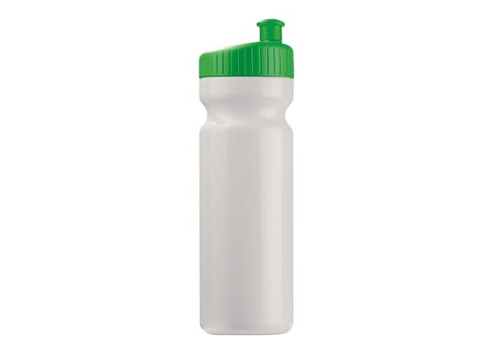Gourde sport personnalisable Design 750 ml Blanc / Vert
